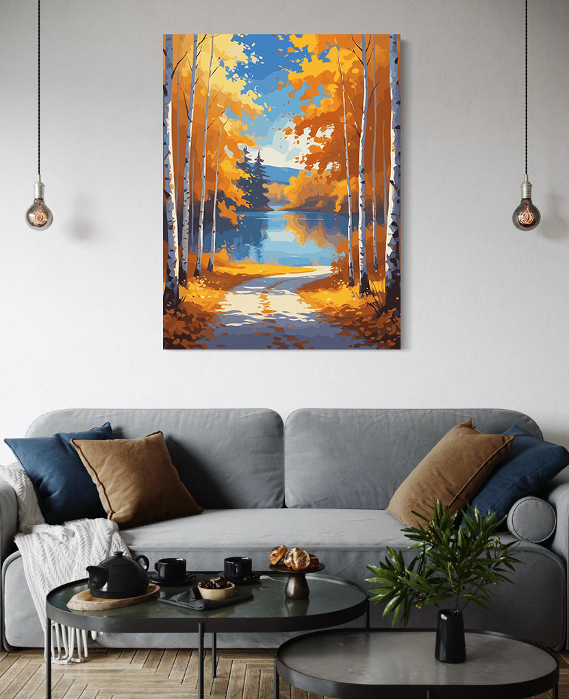 Pictura pe Numere – Peisaj de Toamna 6114