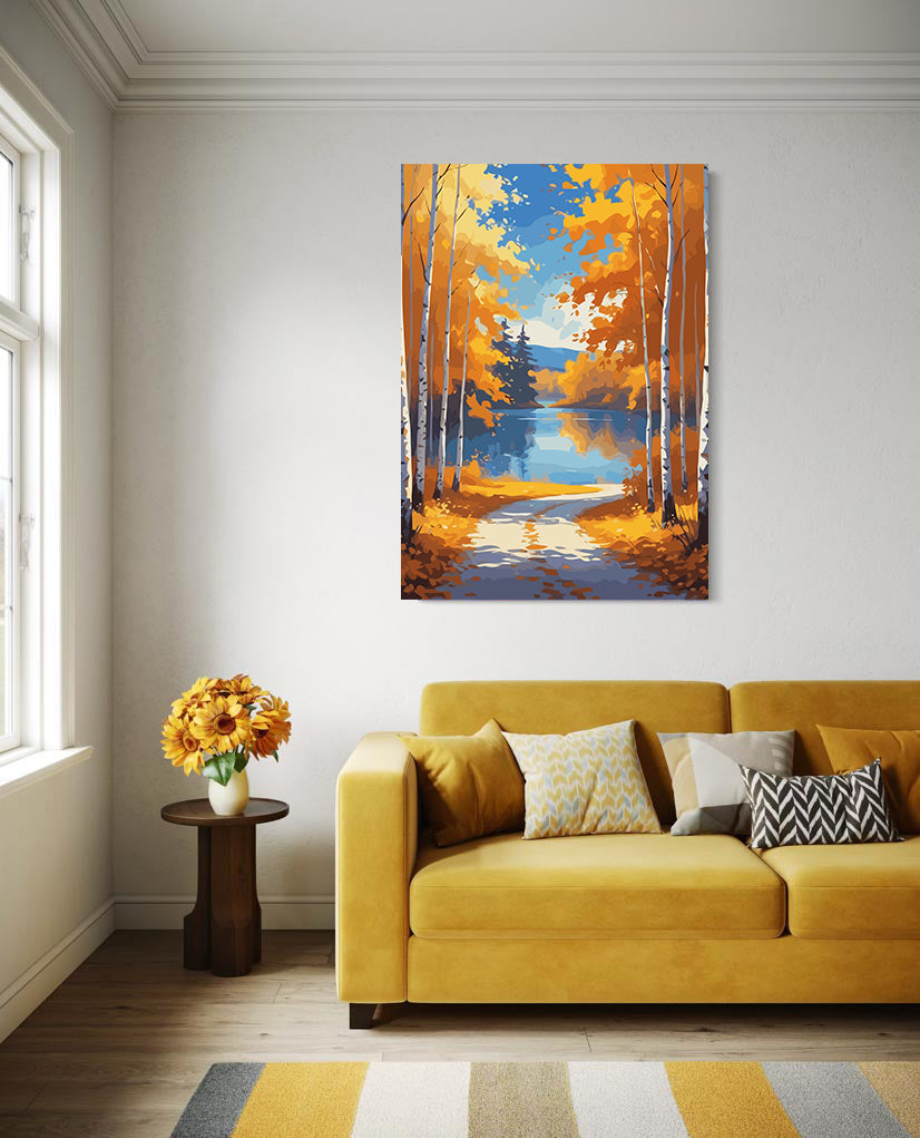 Pictura pe Numere – Peisaj de Toamna 6114