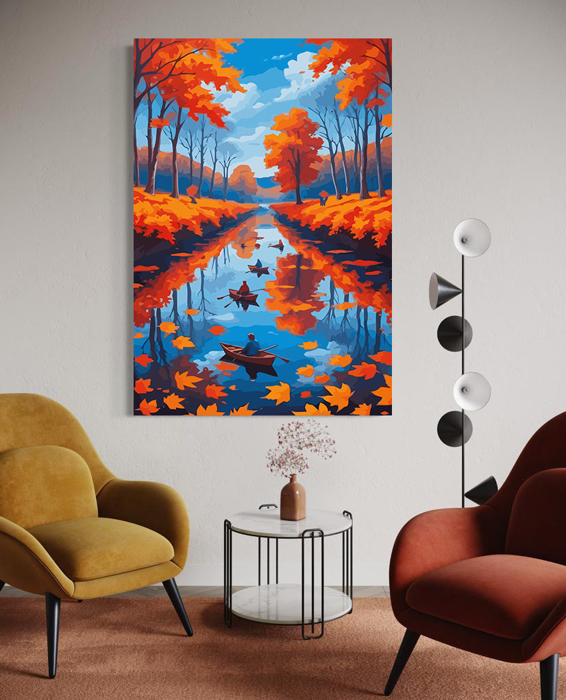 Pictura pe Numere – Peisaj de Toamna 6116