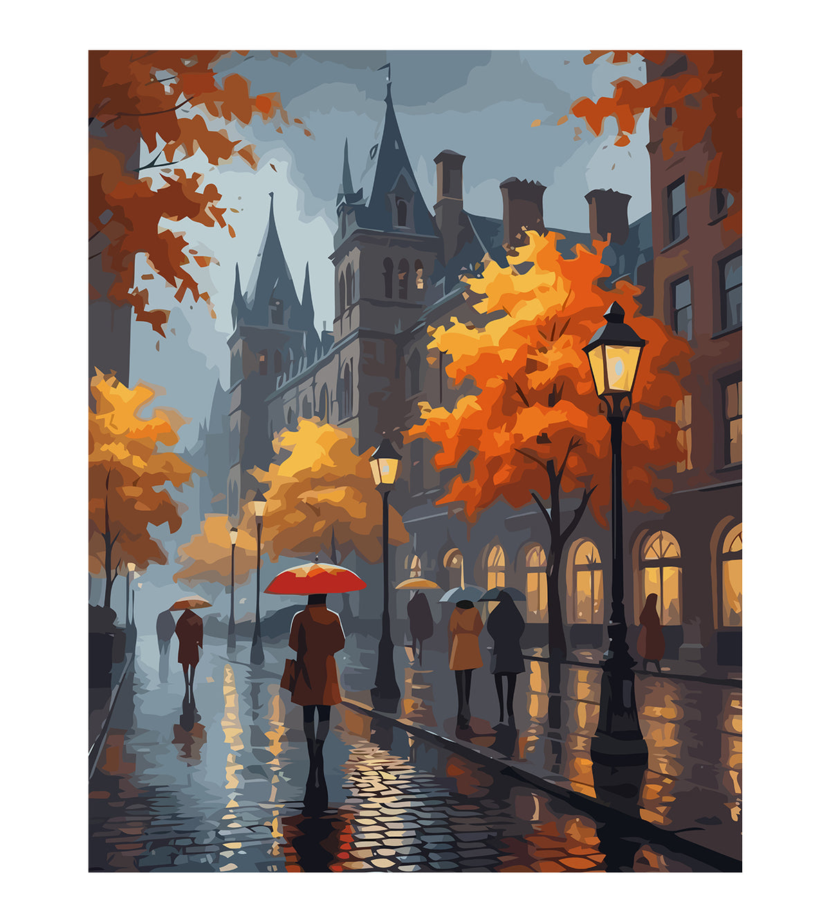 Pictura pe Numere – Toamna in Oras 6121