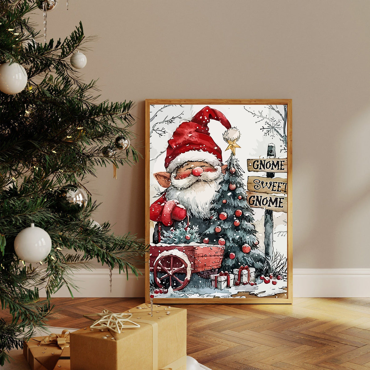 Pictura pe Numere – Gnome Sweet Gnome 6123