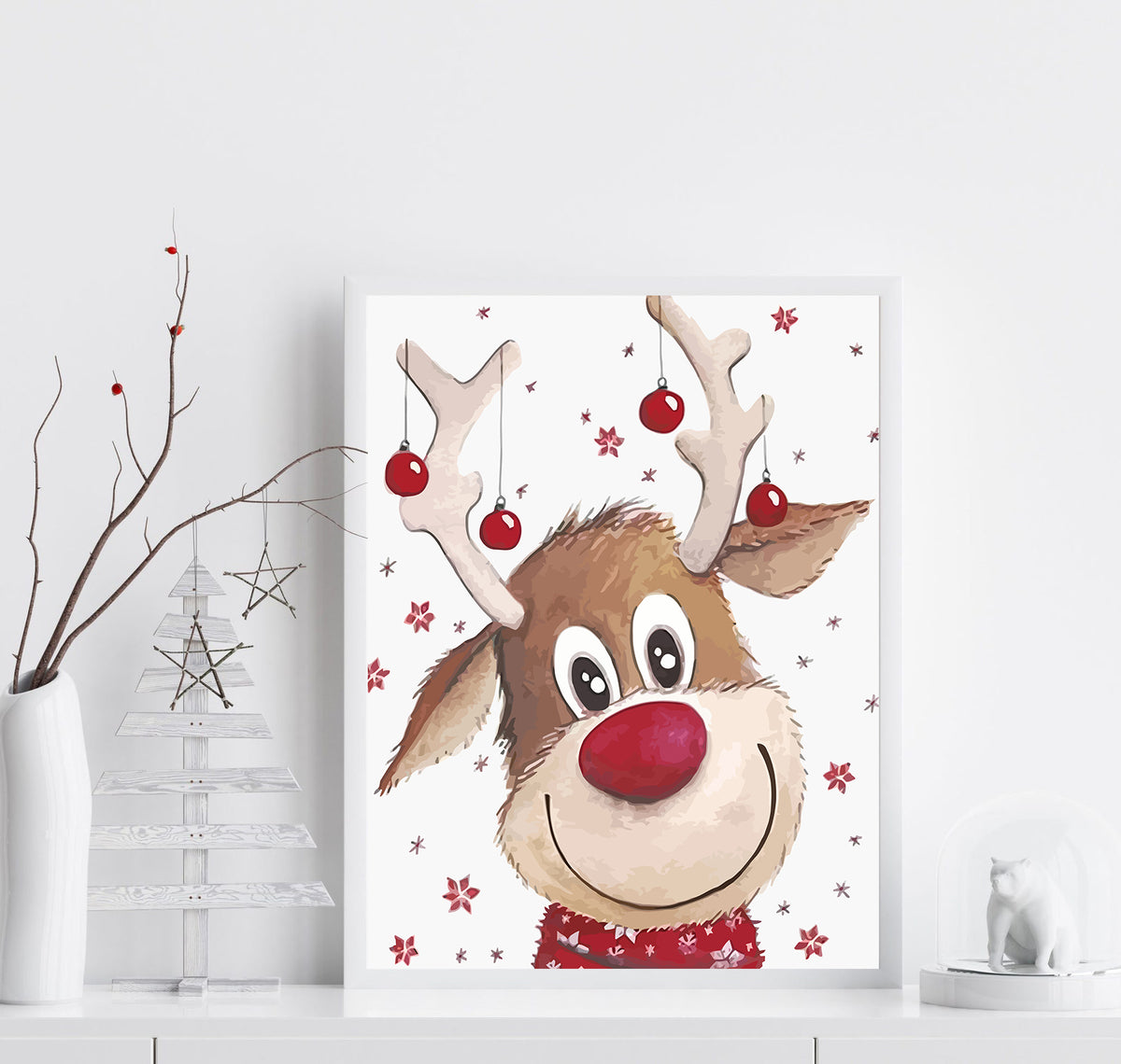 Pictura pe Numere – Renul Rudolf 6128
