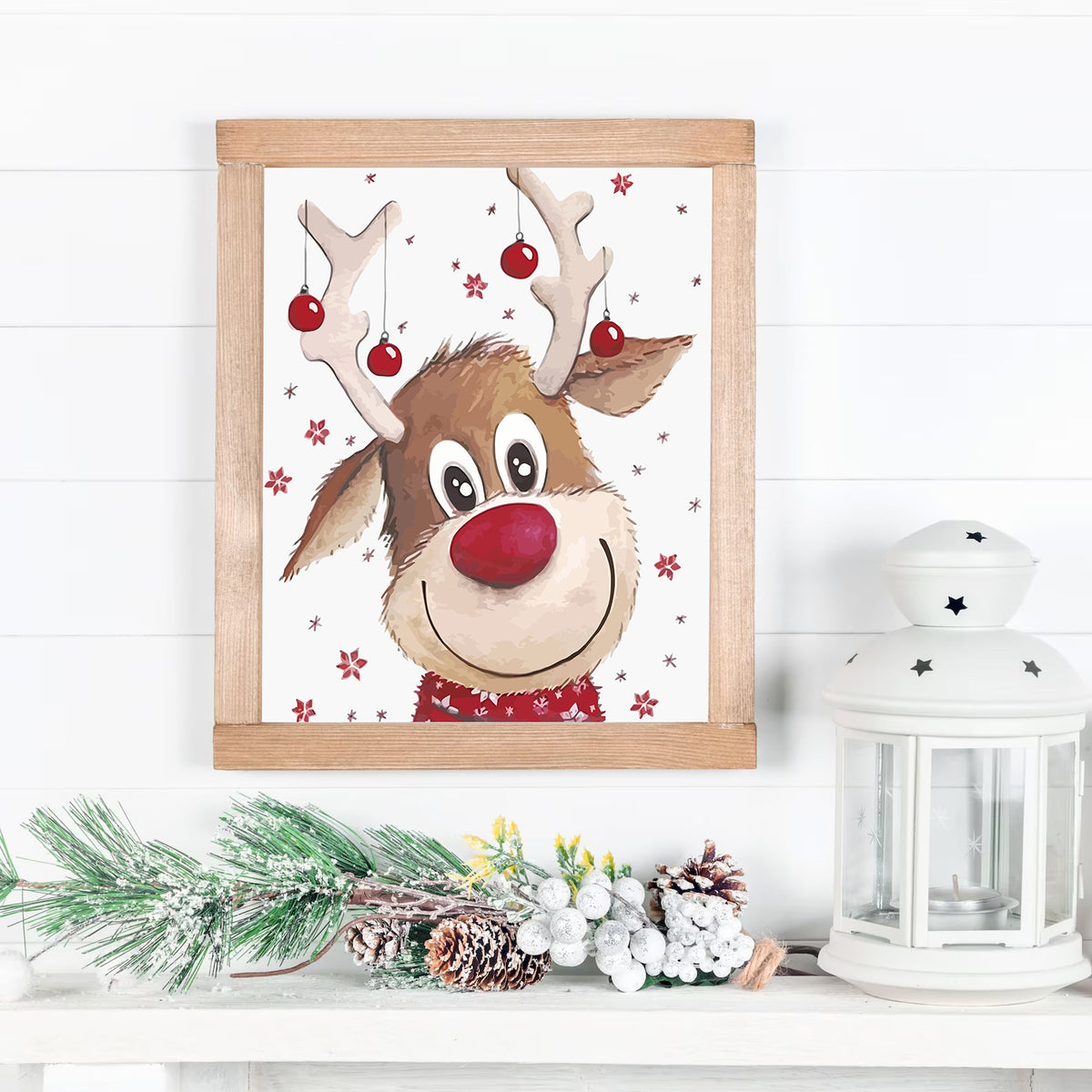Pictura pe Numere – Renul Rudolf 6128