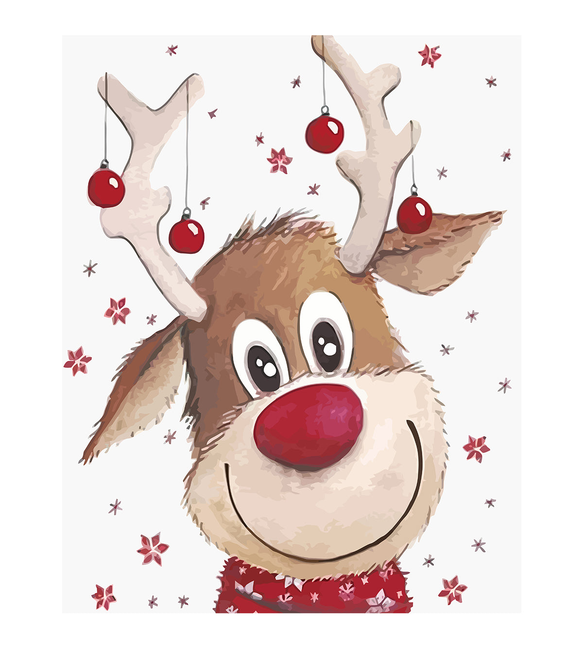 Pictura pe Numere – Renul Rudolf 6128