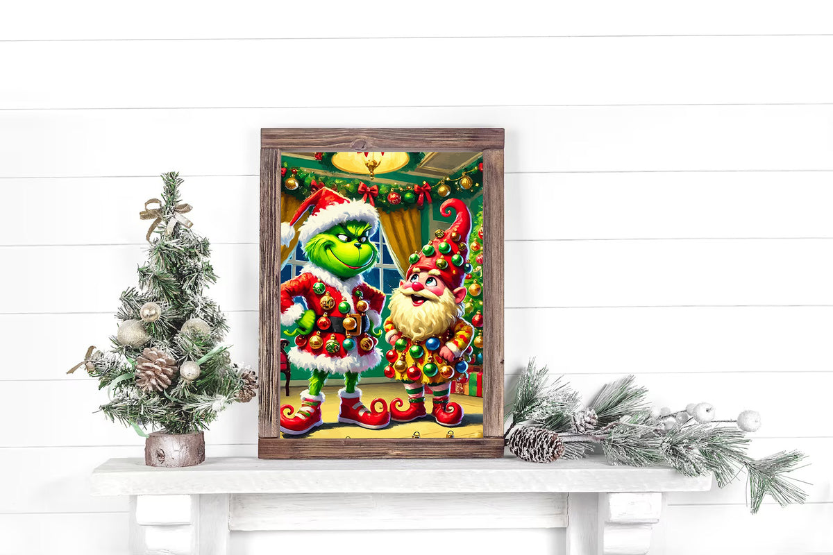 Pictura pe Numere – Grinch si Elful 6131