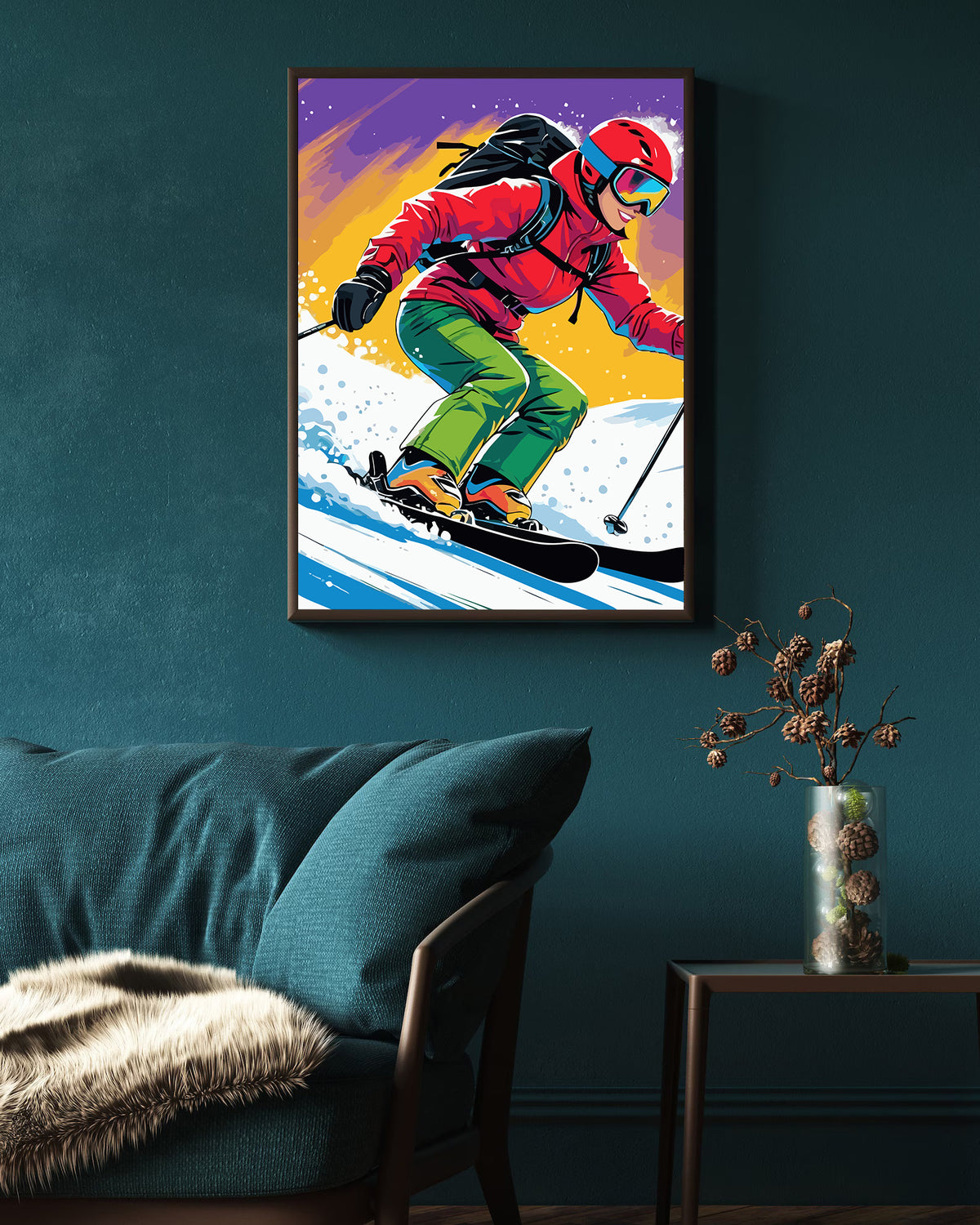Pictura pe Numere – Sport De Iarna 6135