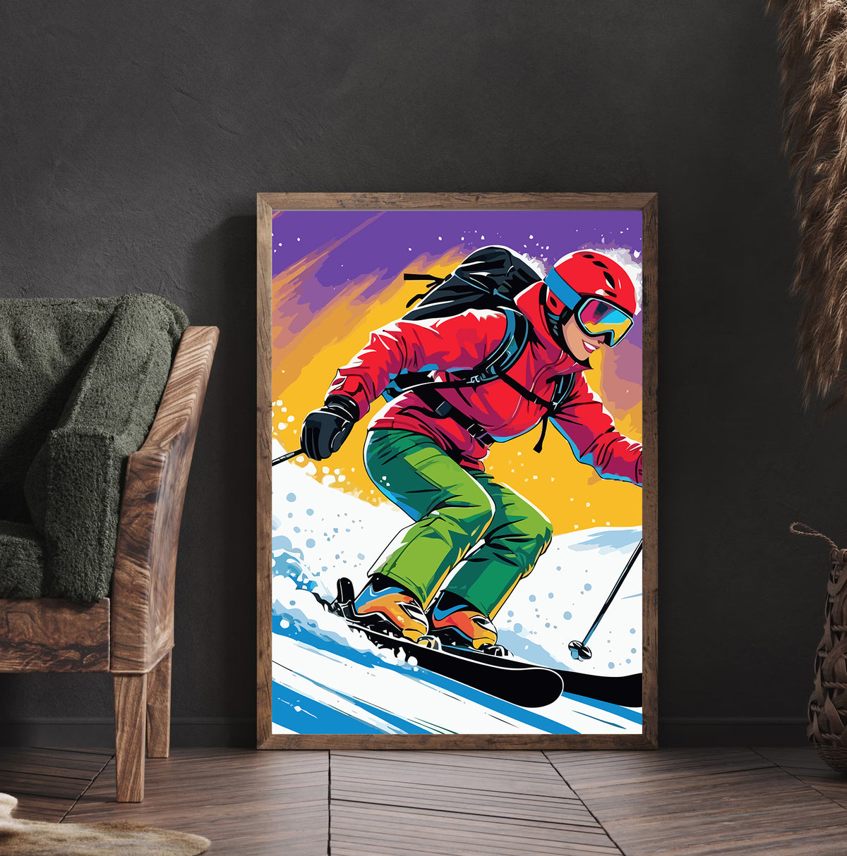 Pictura pe Numere – Sport De Iarna 6135
