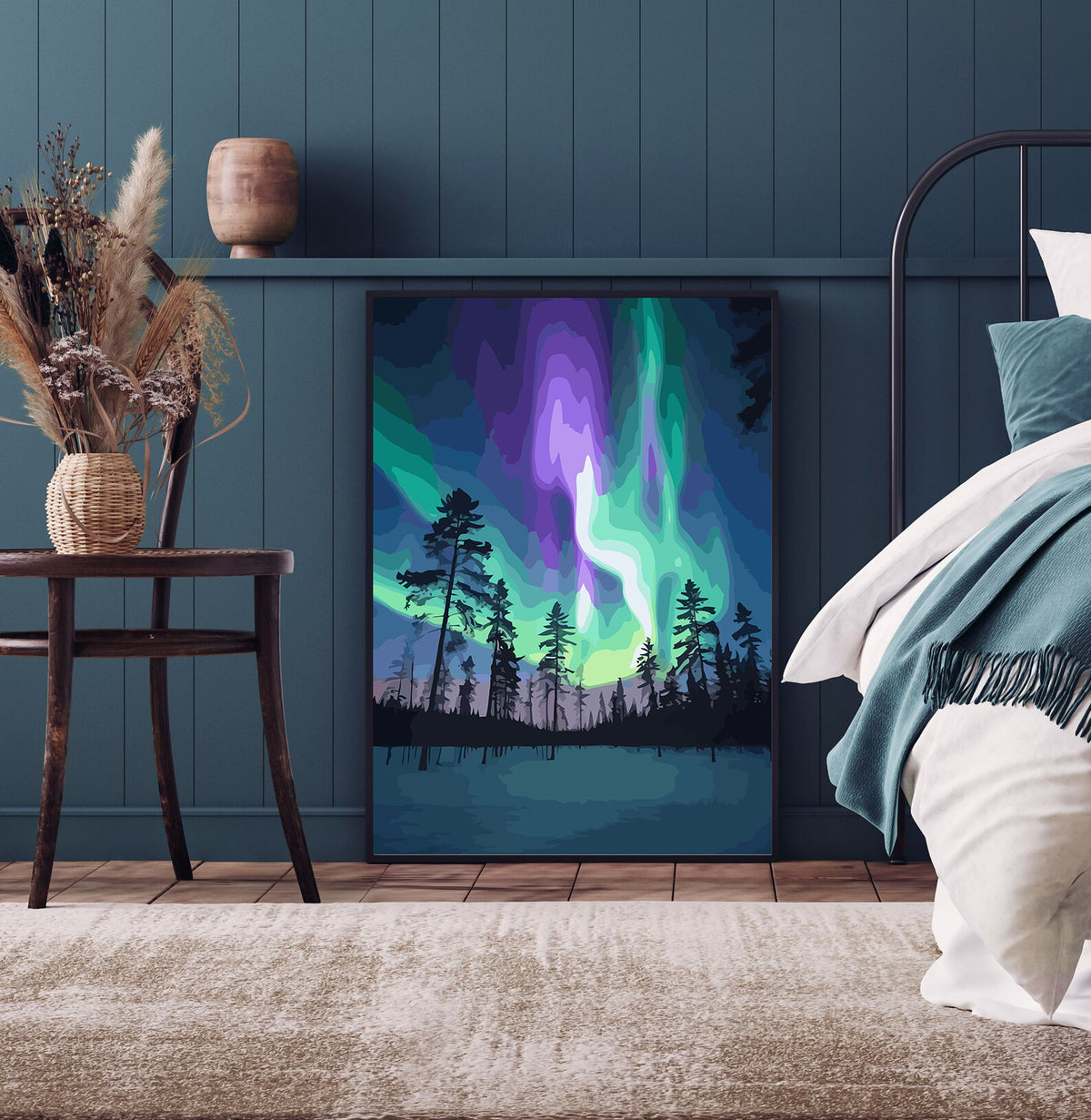 Pictura pe Numere – Aurora Boreala 6138