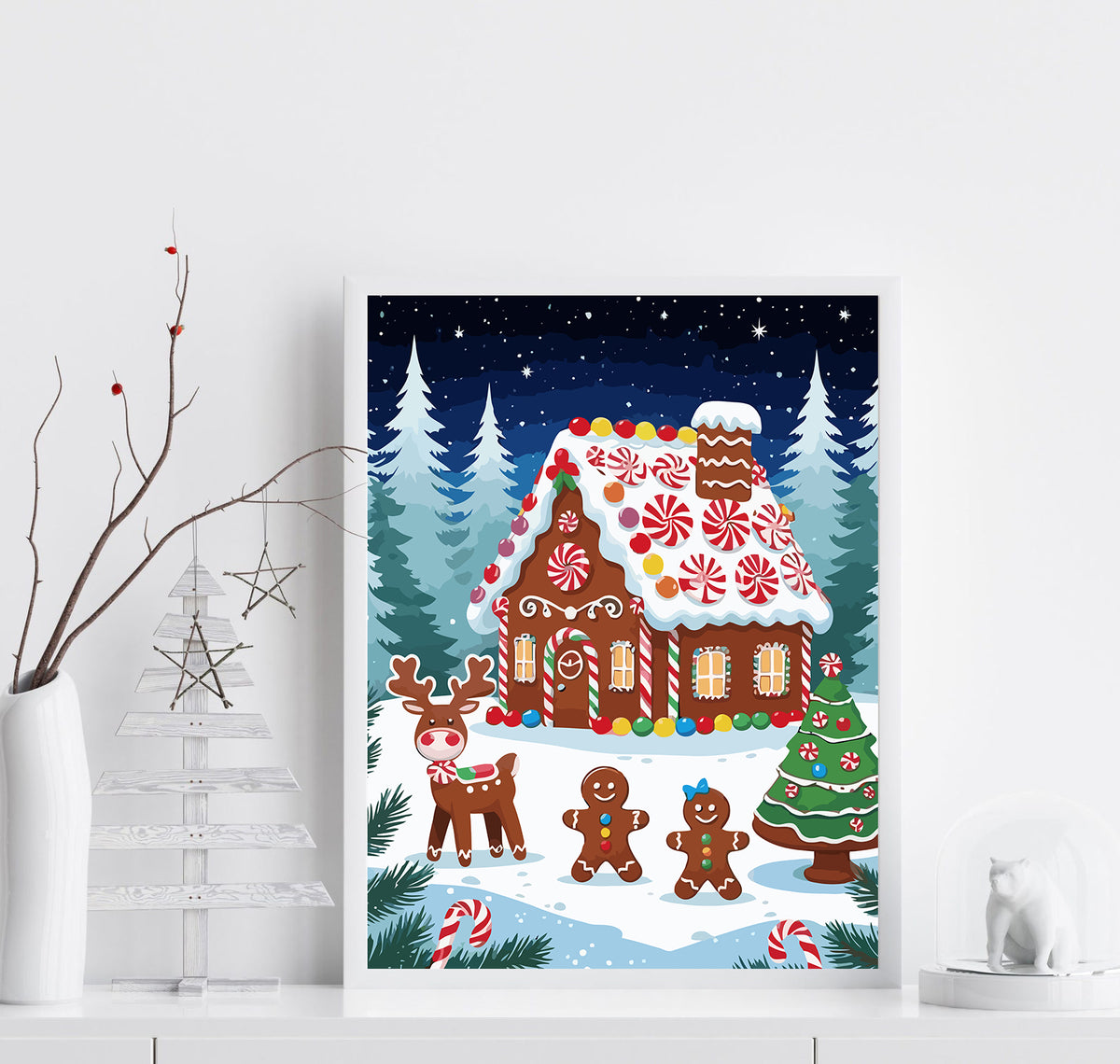 Pictura pe Numere – Casuta Din Tarta Dulce 6149