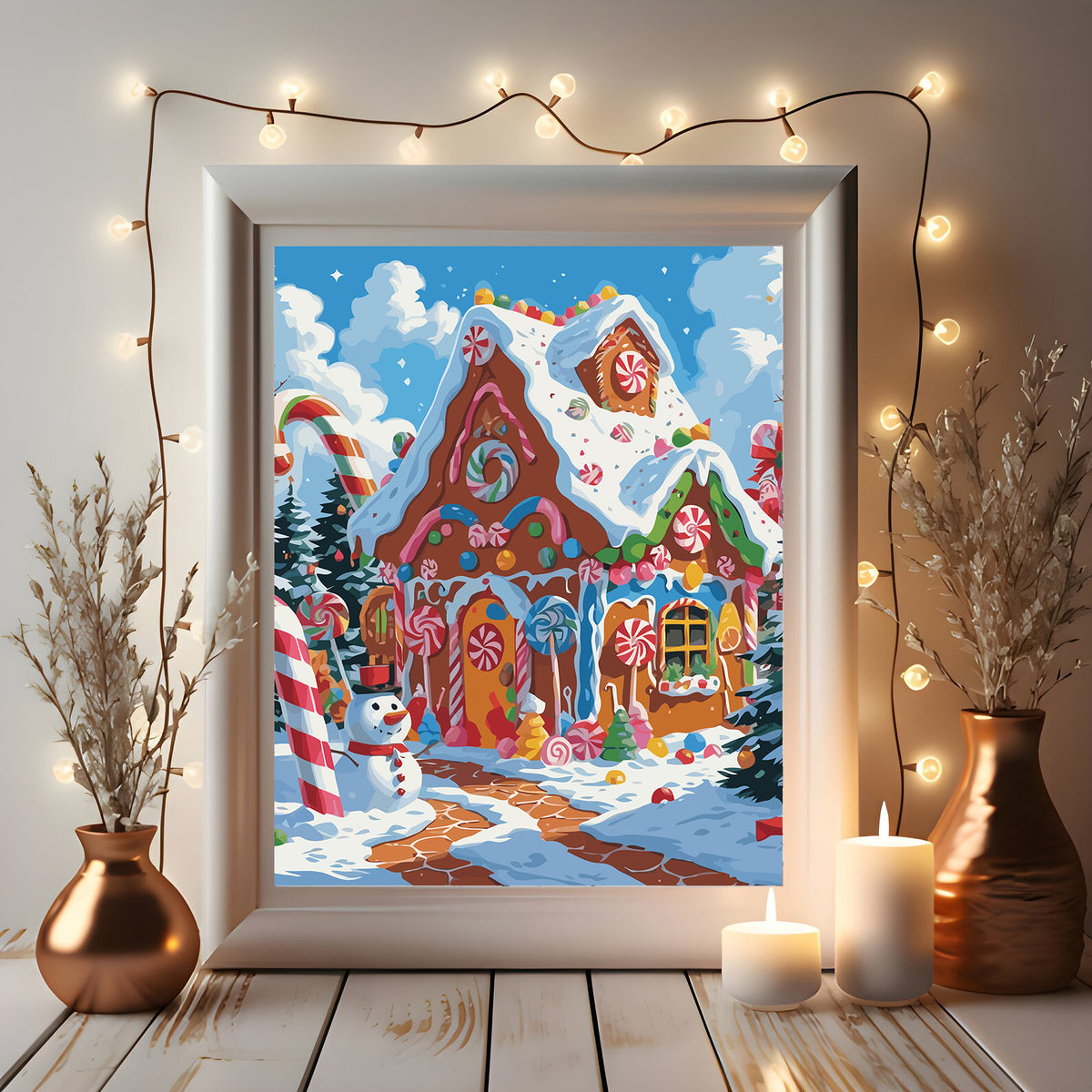 Pictura pe Numere – Casa Din Turta Dulce 6163