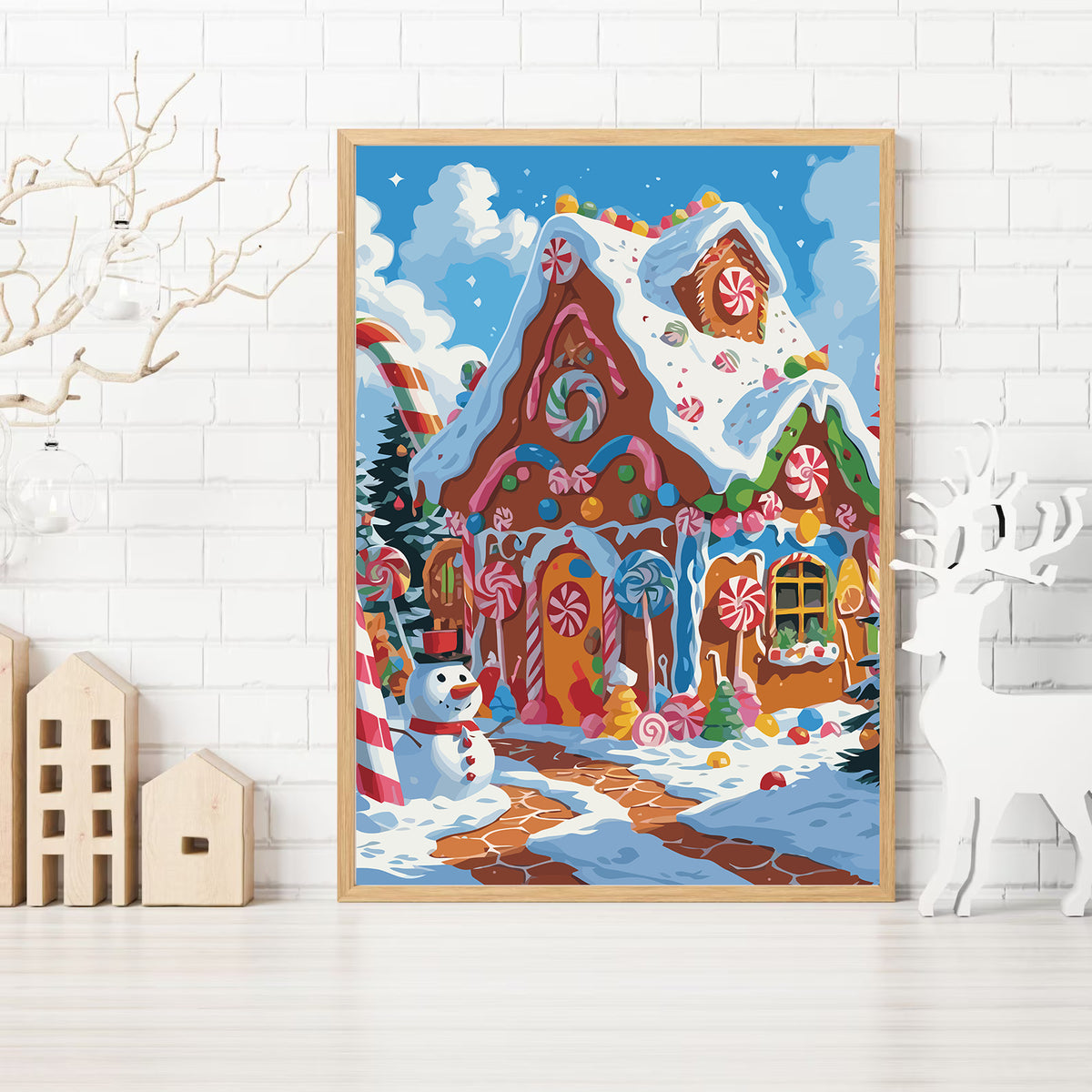 Pictura pe Numere – Casa Din Turta Dulce 6163