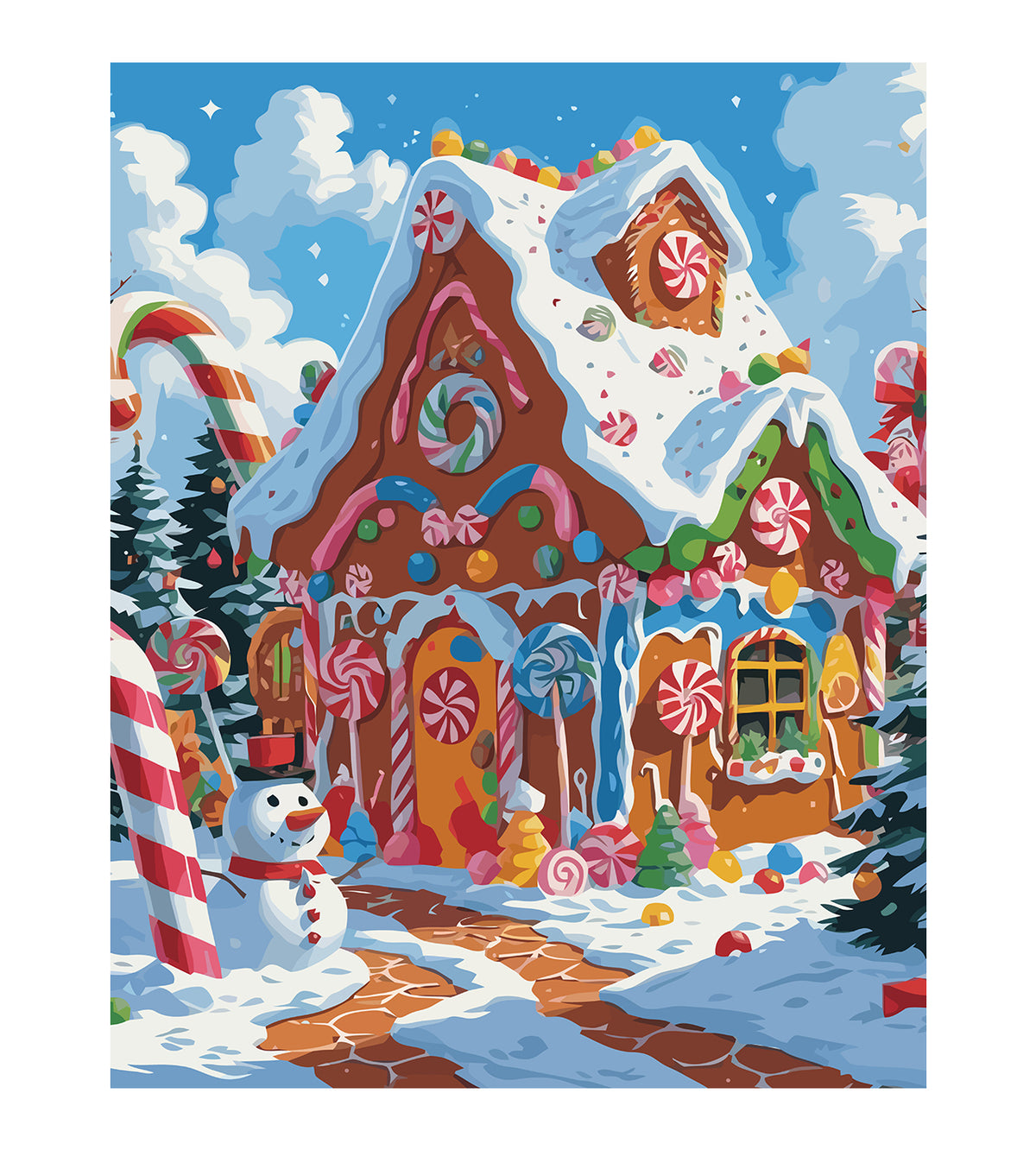 Pictura pe Numere – Casa Din Turta Dulce 6163