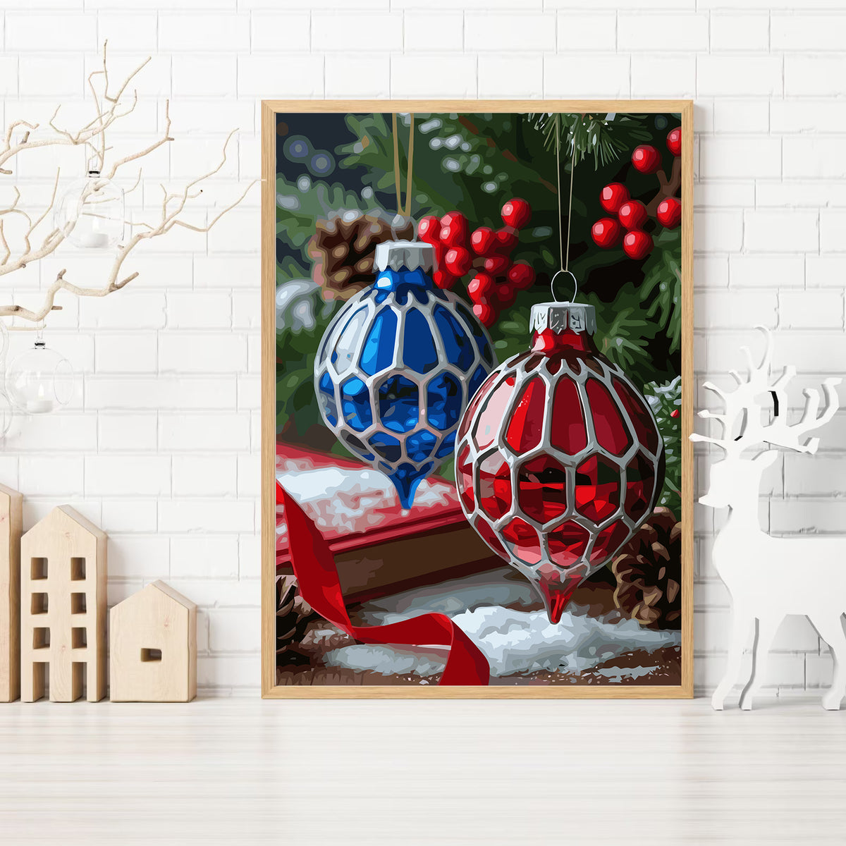 Pictura pe Numere – Decoratiuni De Craciun 6185