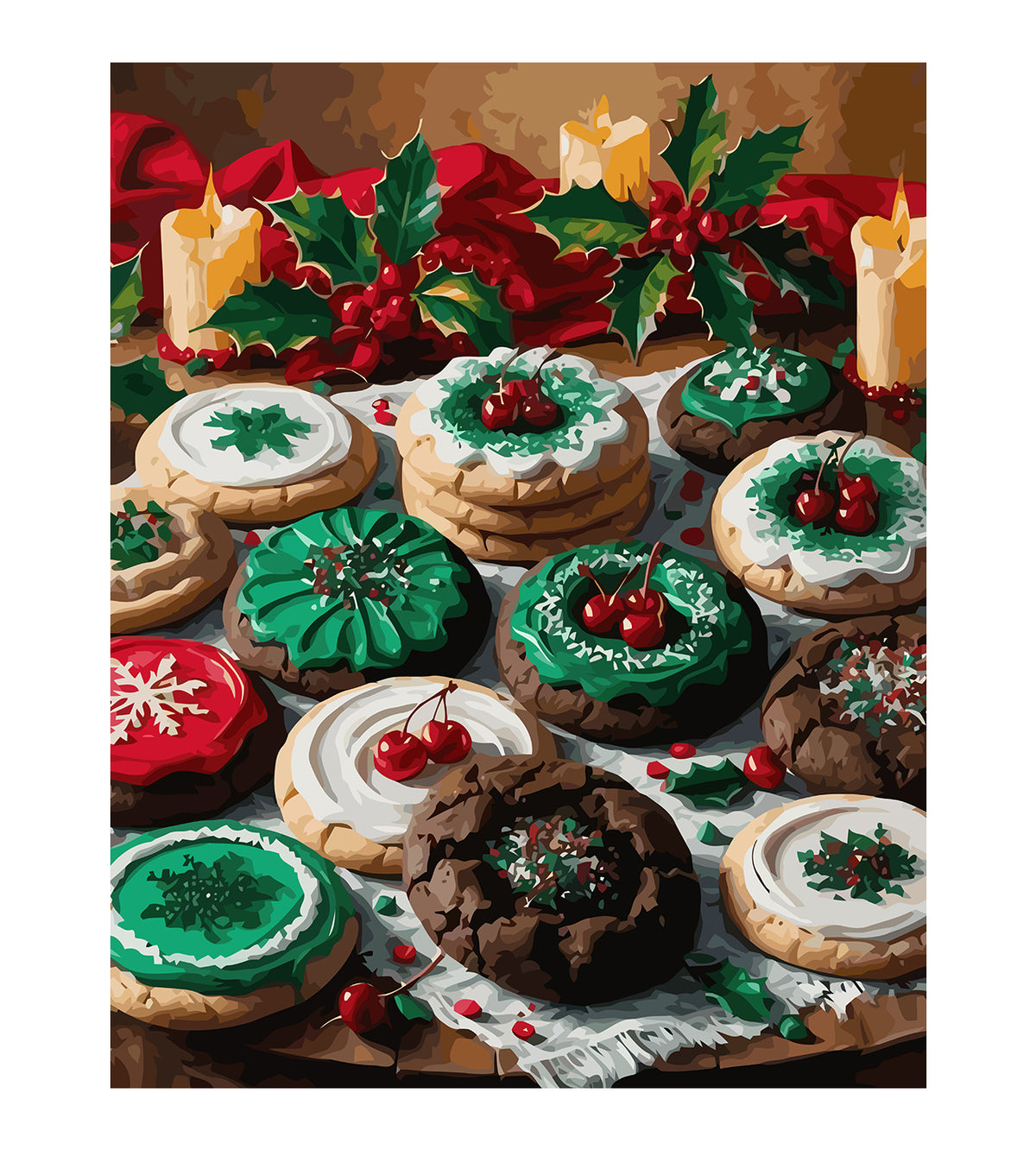 Pictura pe Numere – Biscuiti De Craciun 6186
