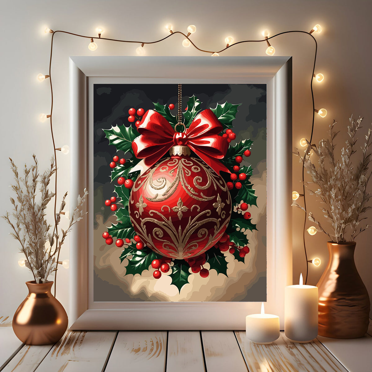 Pictura pe Numere – Decoratiuni De Craciun 6202