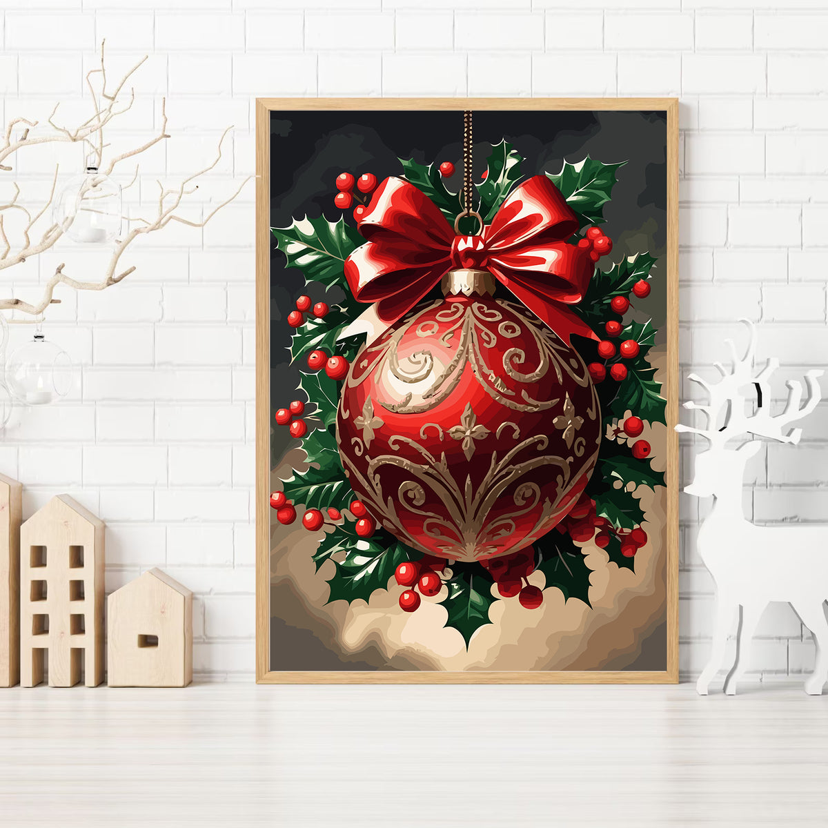Pictura pe Numere – Decoratiuni De Craciun 6202