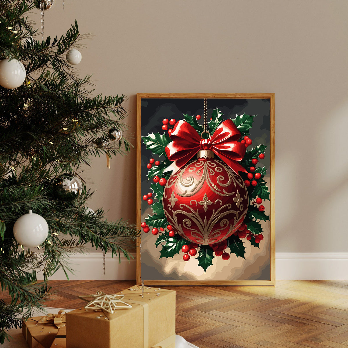 Pictura pe Numere – Decoratiuni De Craciun 6202