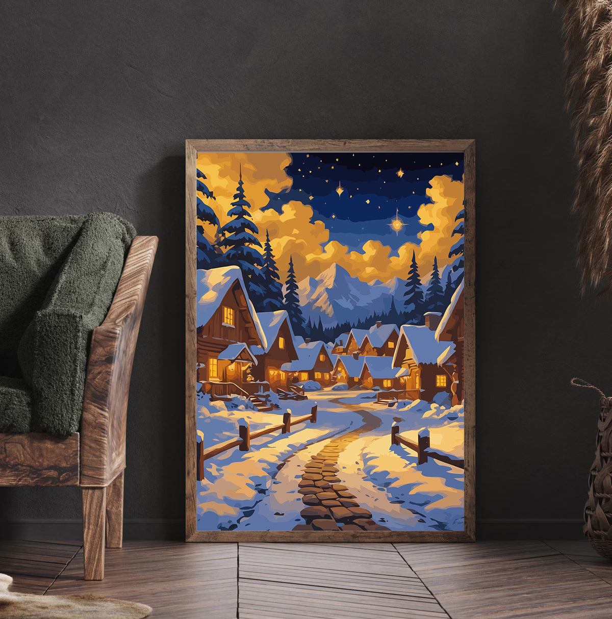 Pictura pe Numere – Noapte Magica De Iarna 6203