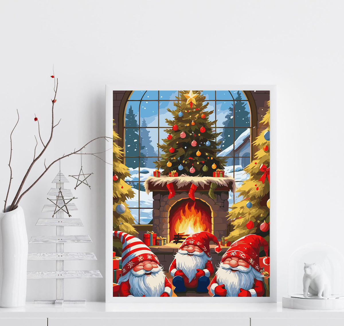 Pictura pe Numere – Elfi De Craciun 6207