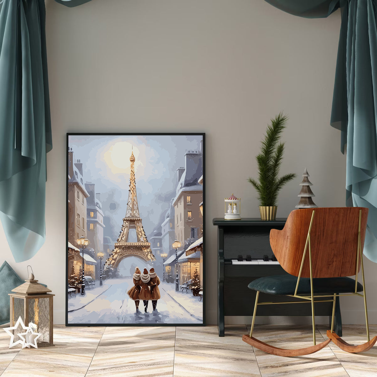 Pictura pe Numere – Iarna in Paris 6210