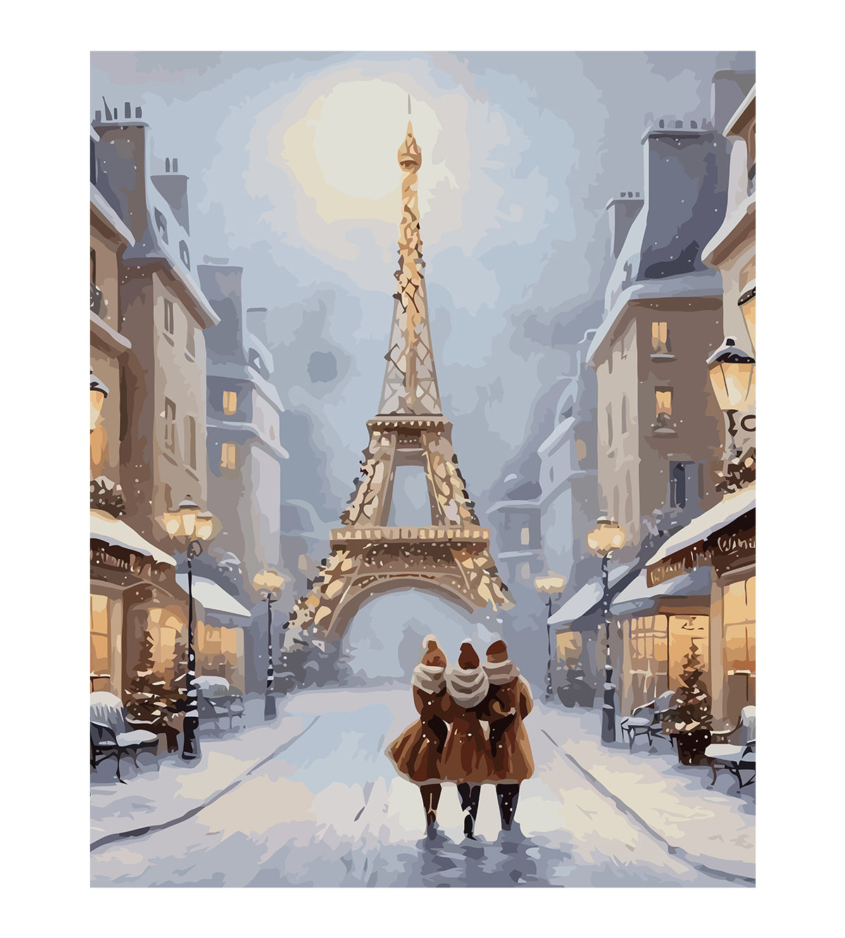 Pictura pe Numere – Iarna in Paris 6210