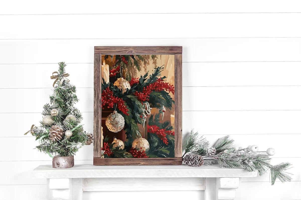 Pictura pe Numere – Decoratiuni De Craciun 6214