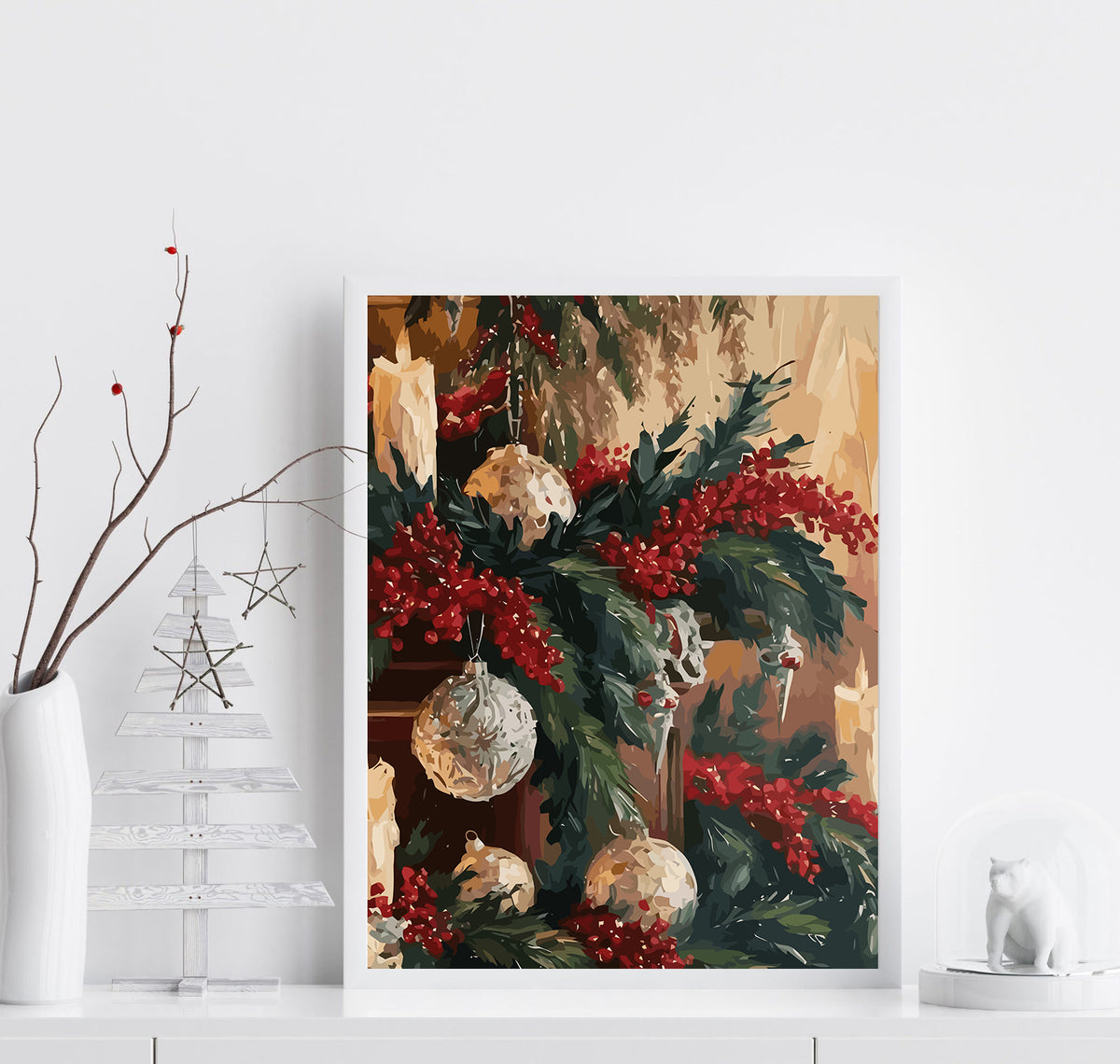 Pictura pe Numere – Decoratiuni De Craciun 6214