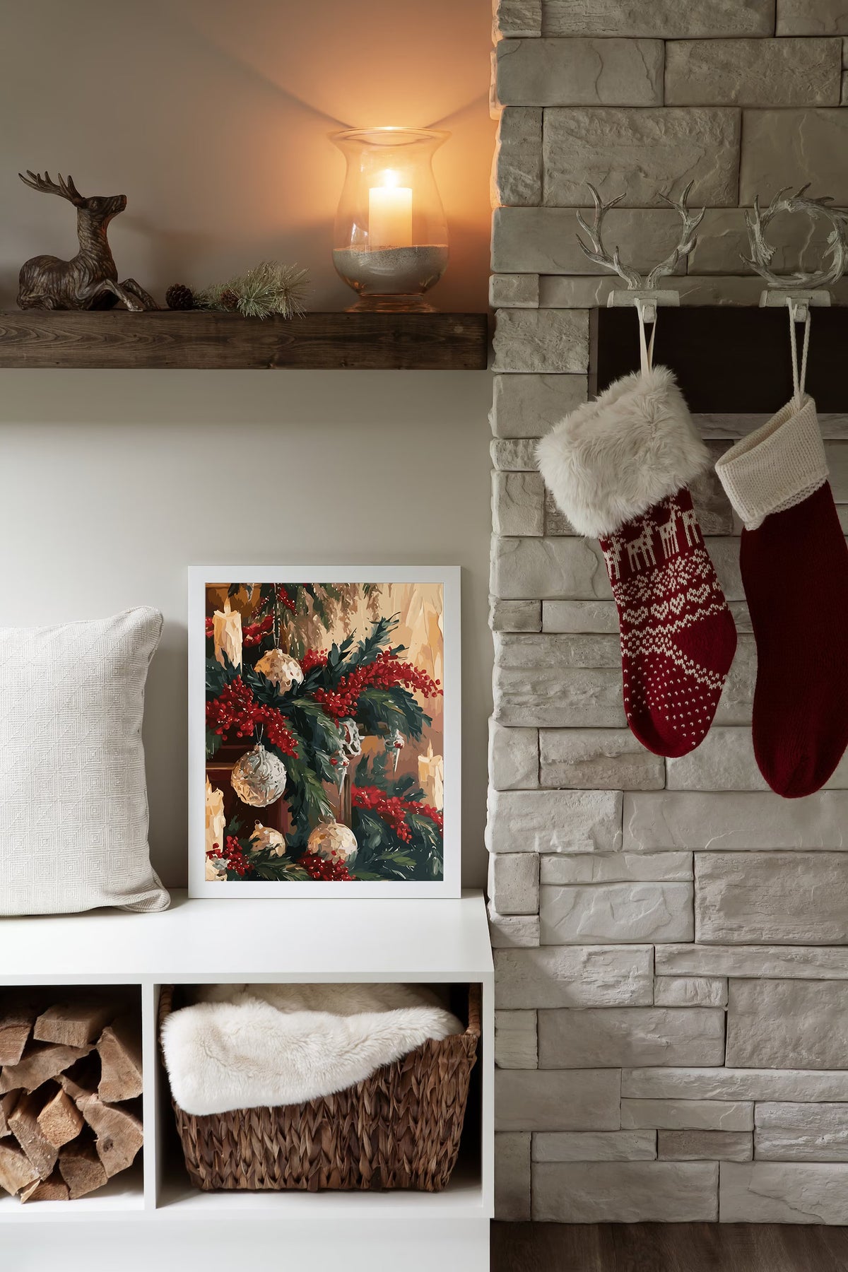 Pictura pe Numere – Decoratiuni De Craciun 6214