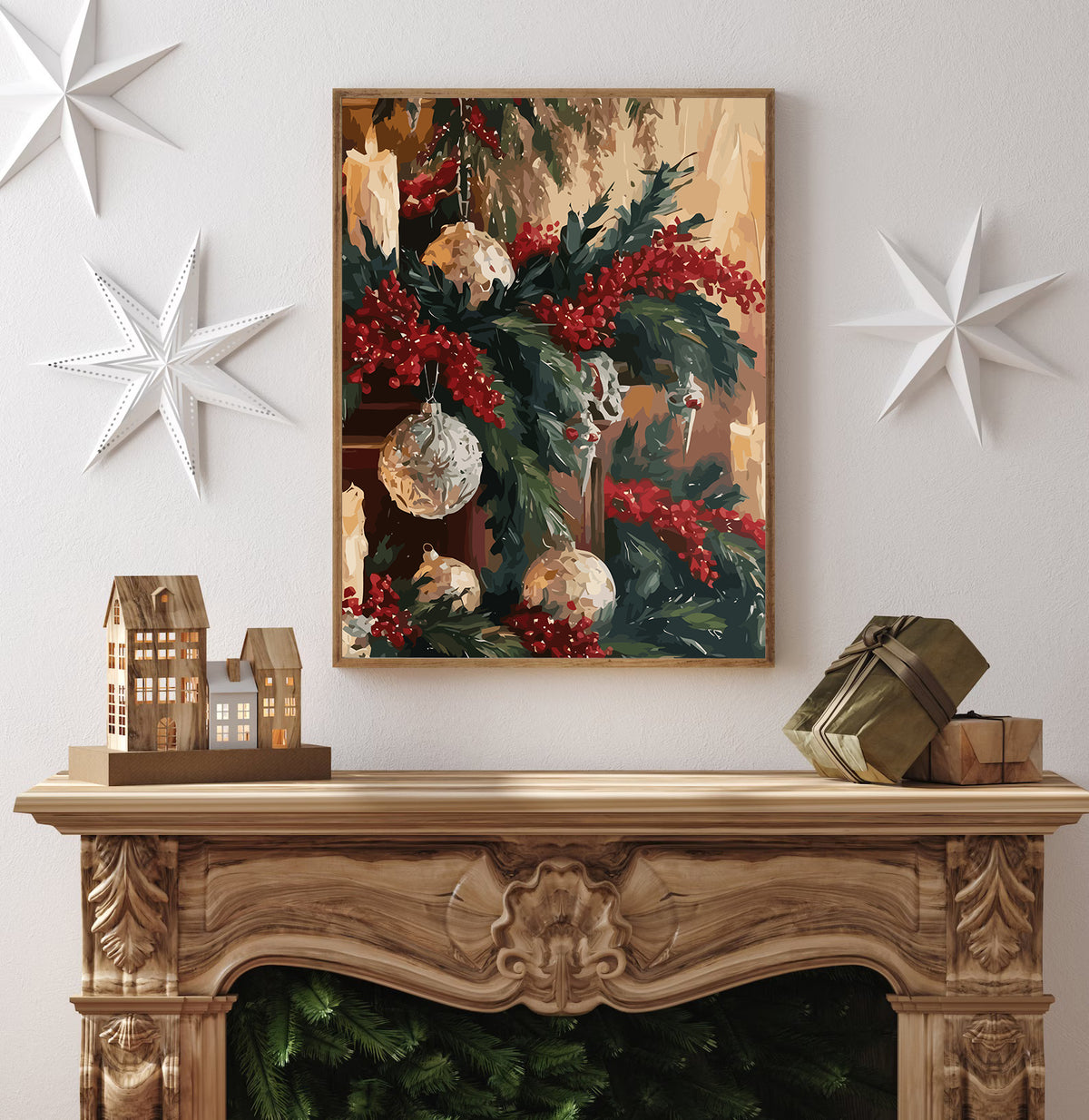 Pictura pe Numere – Decoratiuni De Craciun 6214