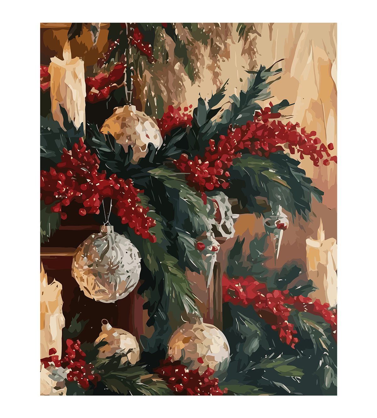 Pictura pe Numere – Decoratiuni De Craciun 6214