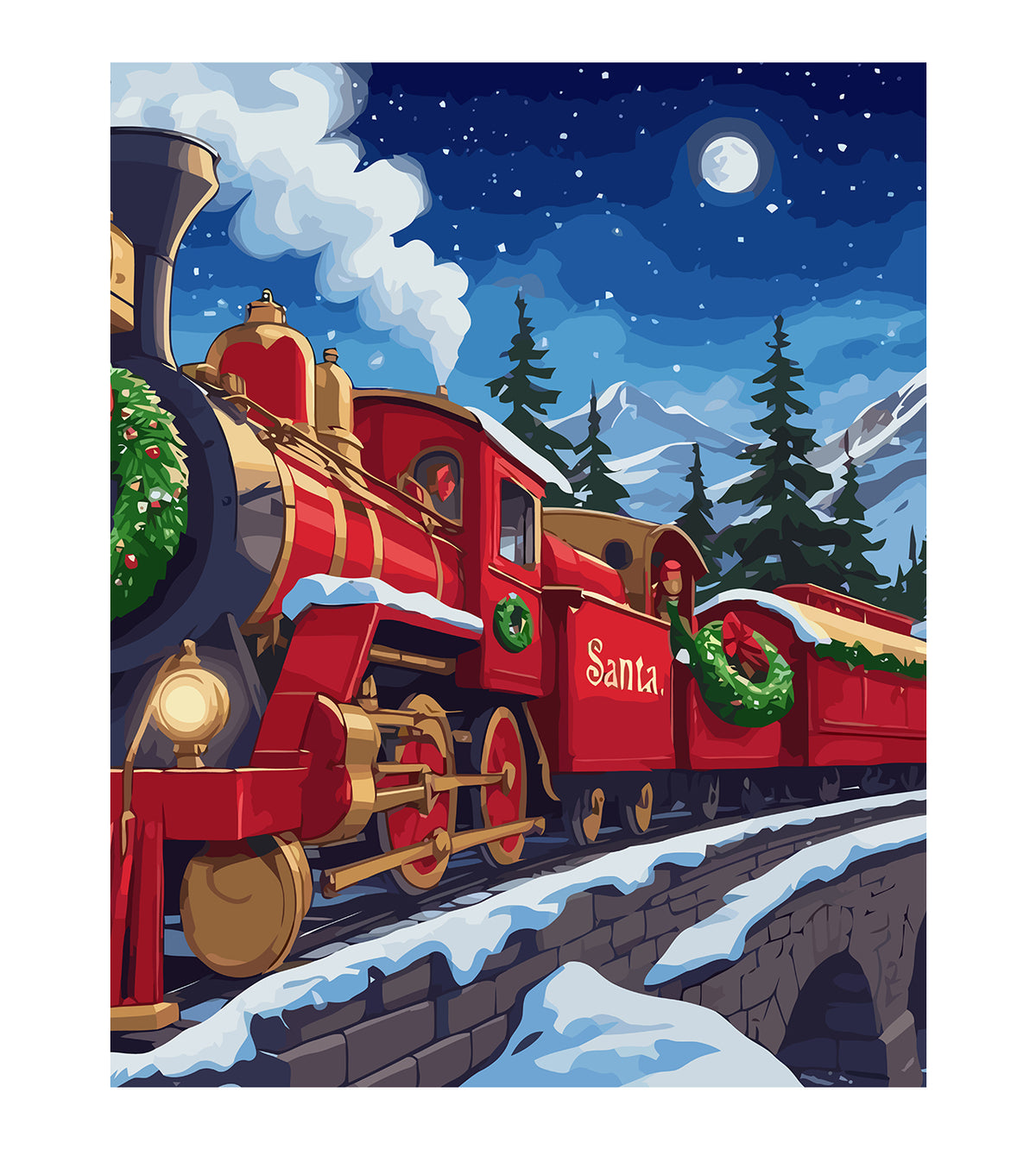 Pictura pe Numere – Santa Express 6215
