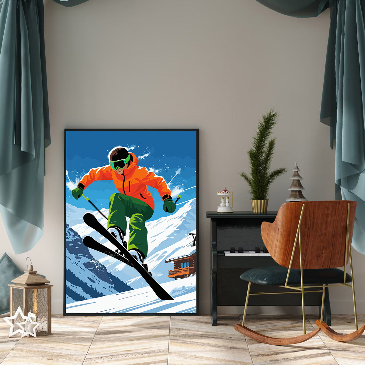 Pictura pe Numere – Sport De Iarna 6219