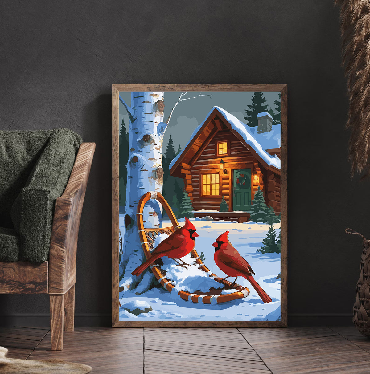 Pictura pe Numere – Pasarele Iarna 6220