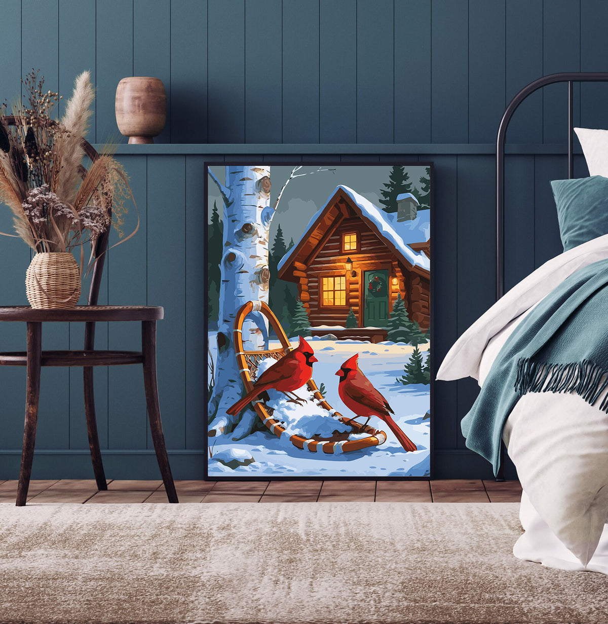 Pictura pe Numere – Pasarele Iarna 6220