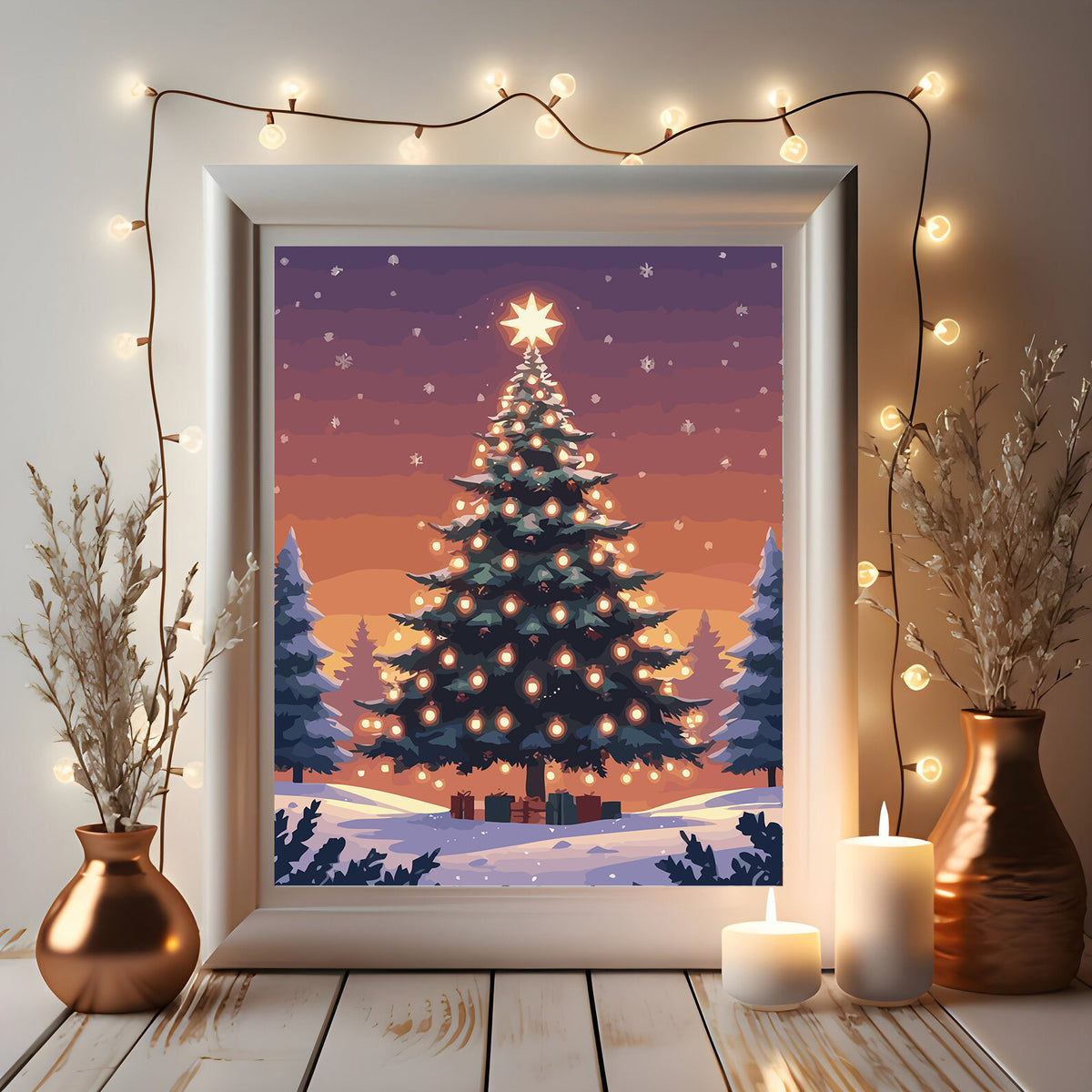 Pictura pe Numere – Brad De Craciun 6226