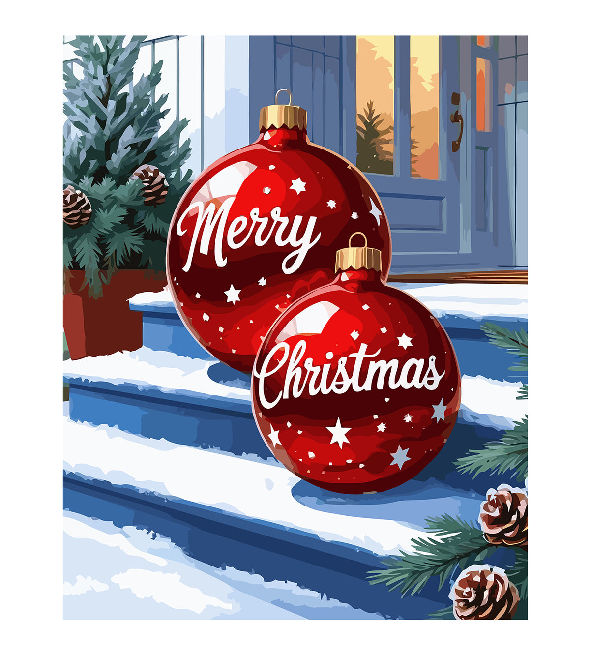Pictura pe Numere – Merry Christmas 6228