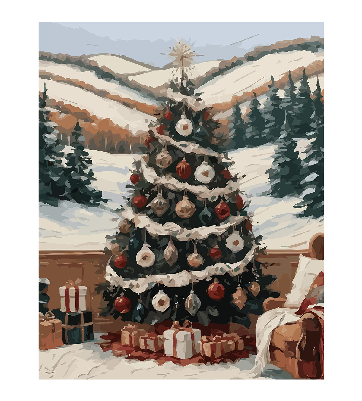 Pictura pe Numere – Brad De Craciun 6229