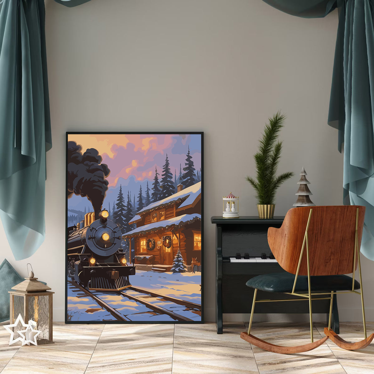 Pictura pe Numere – Trenul Polar 6230