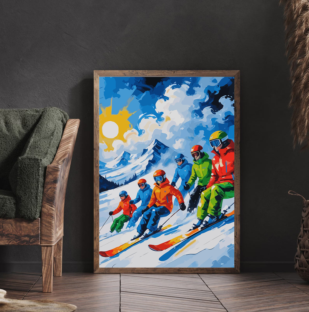 Pictura pe Numere – Sport De Iarna 6233