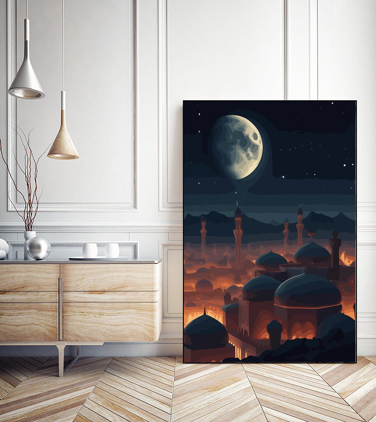 Pictura pe Numere – Oras Cu Moschee 6239