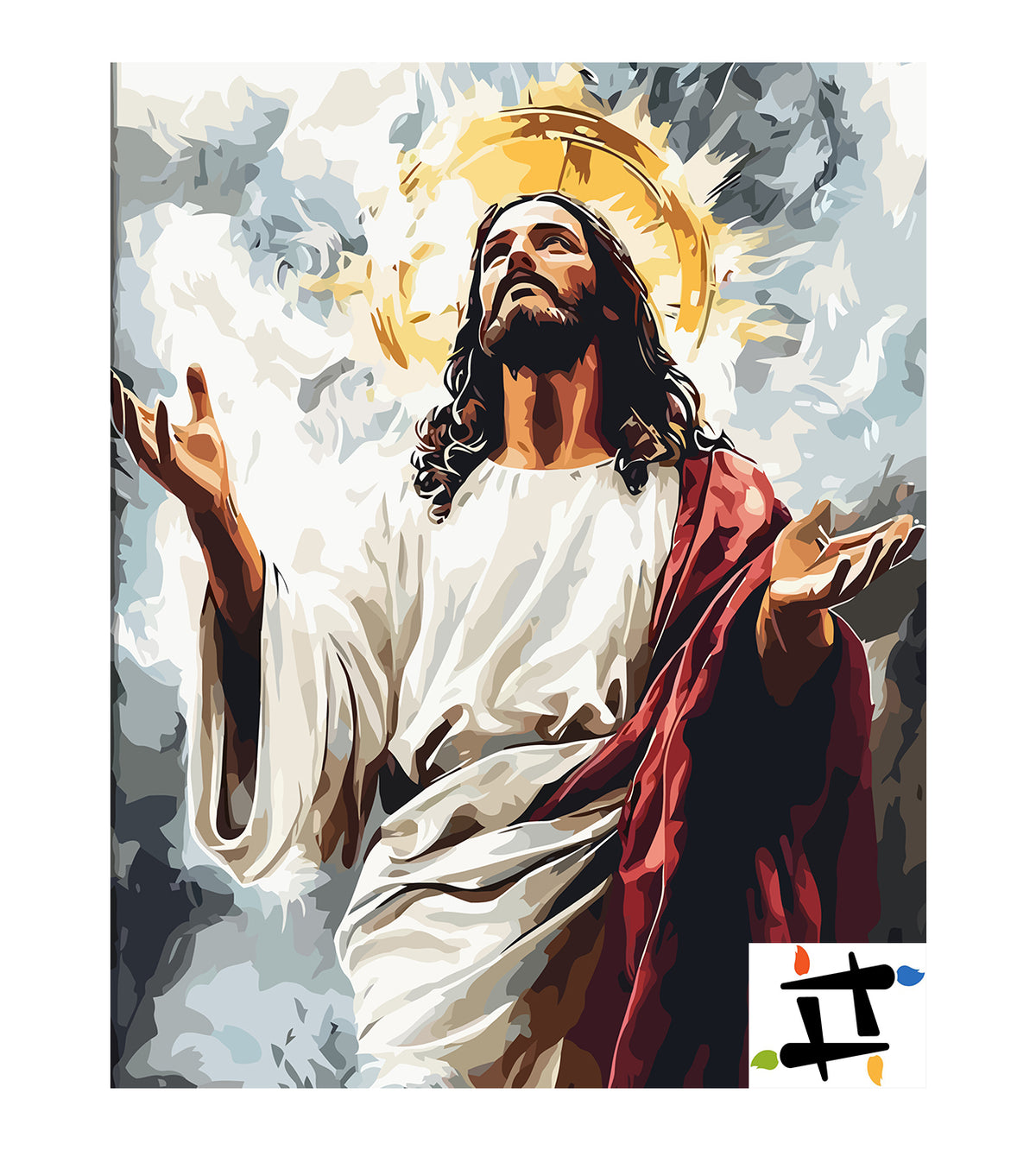 Pictura pe Numere – Isus Hristos 6243