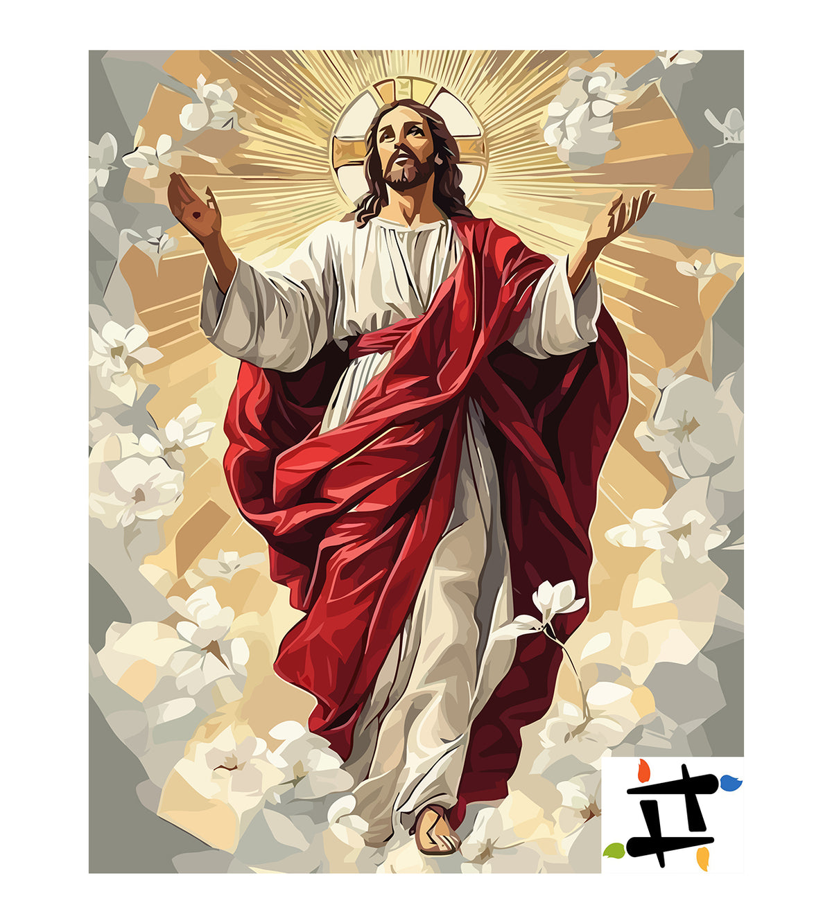 Pictura pe Numere – Isus Hristos 6245