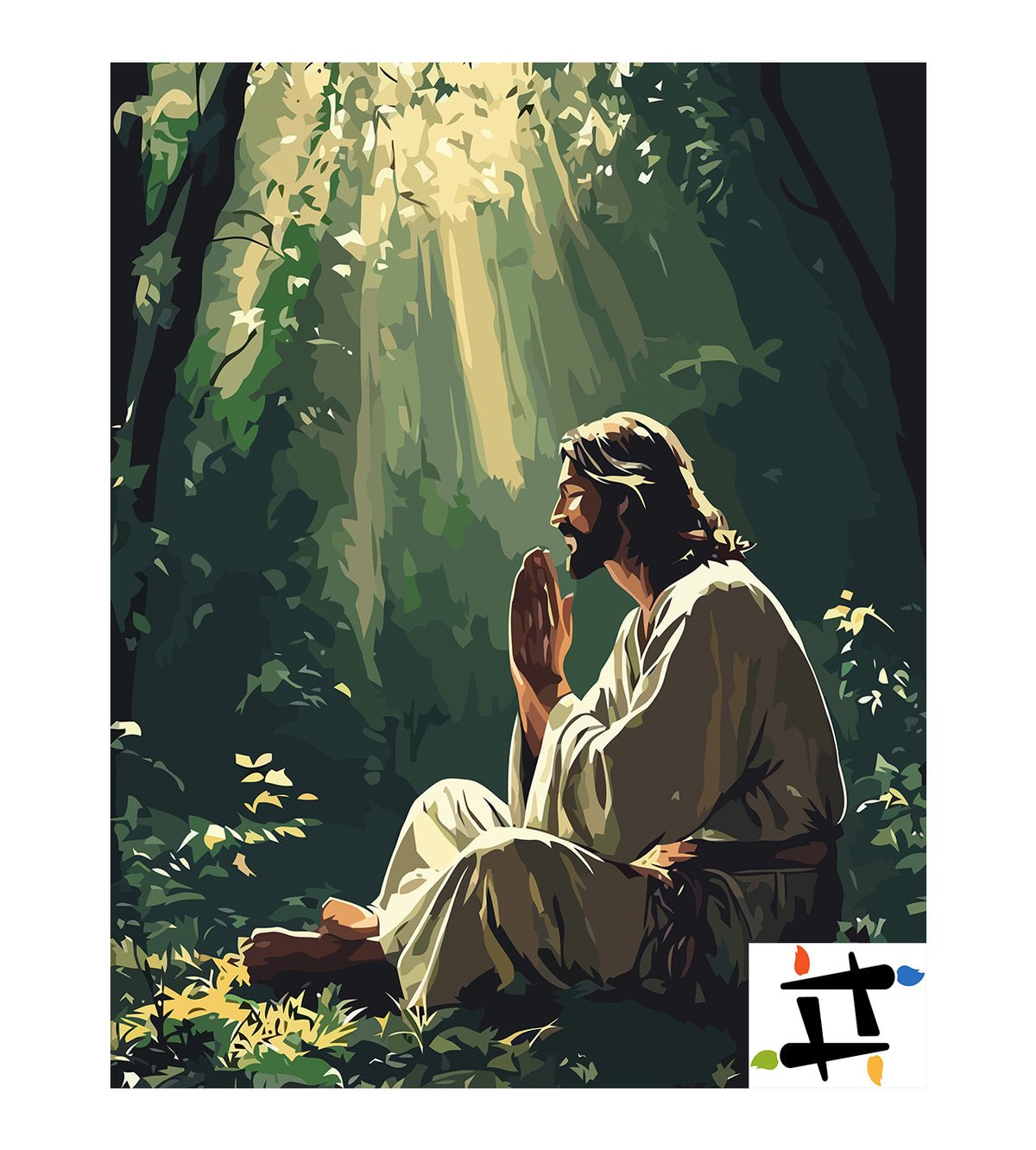 Pictura pe Numere – Rugaciunea Lui Isus Hristos 6246