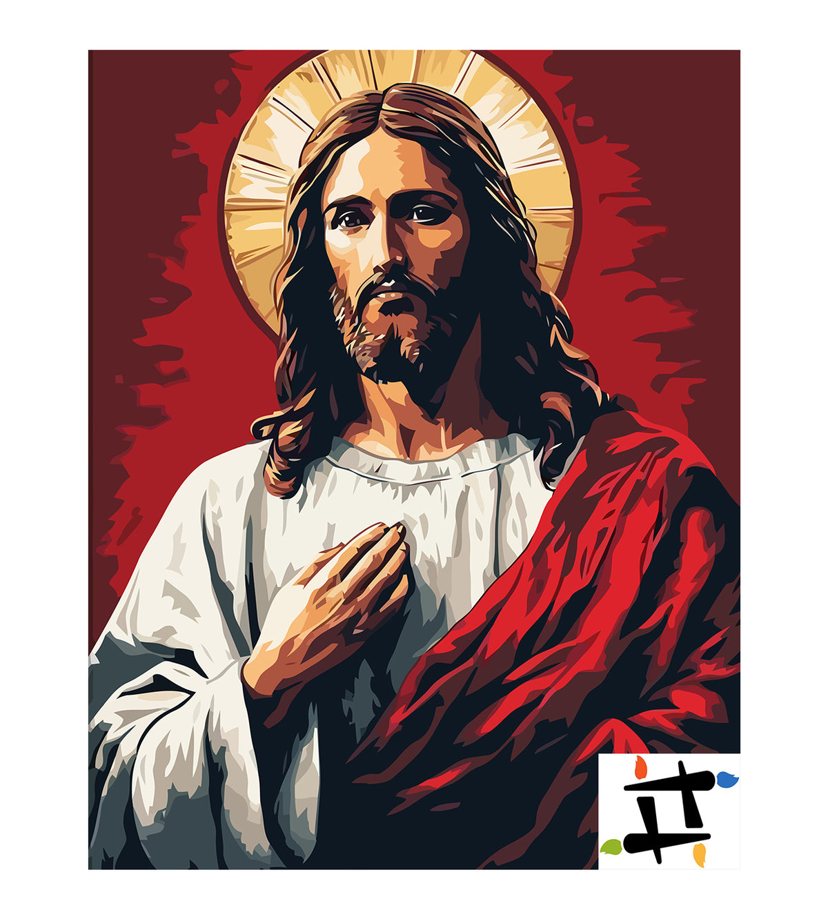 Pictura pe Numere – Isus Hristos 6251