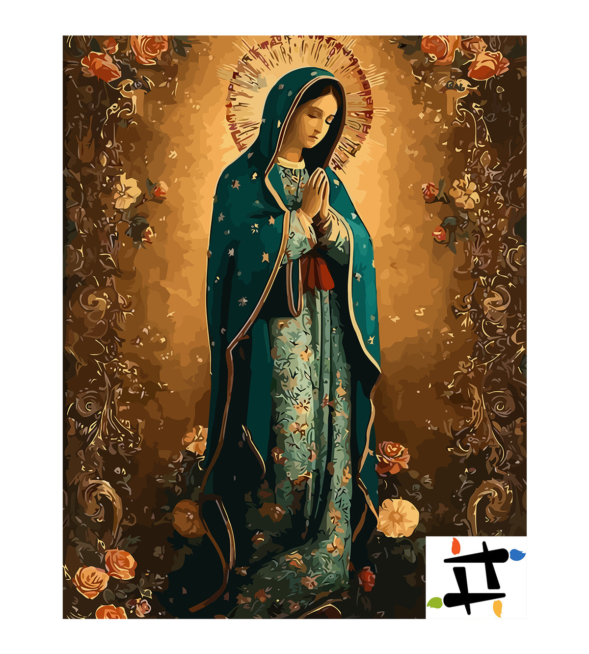 Pictura pe Numere – Sfanta Fecioara De Guadalupe 6256