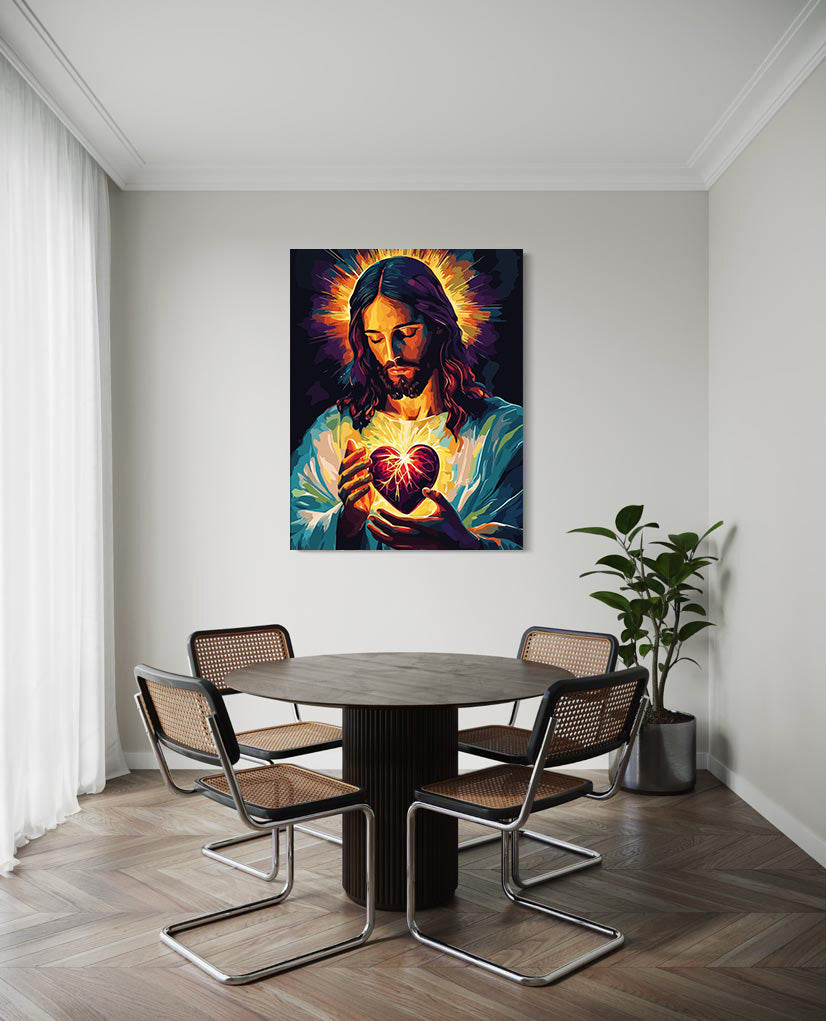 Pictura pe Numere – Inima Sacra A Lui Isus 6262