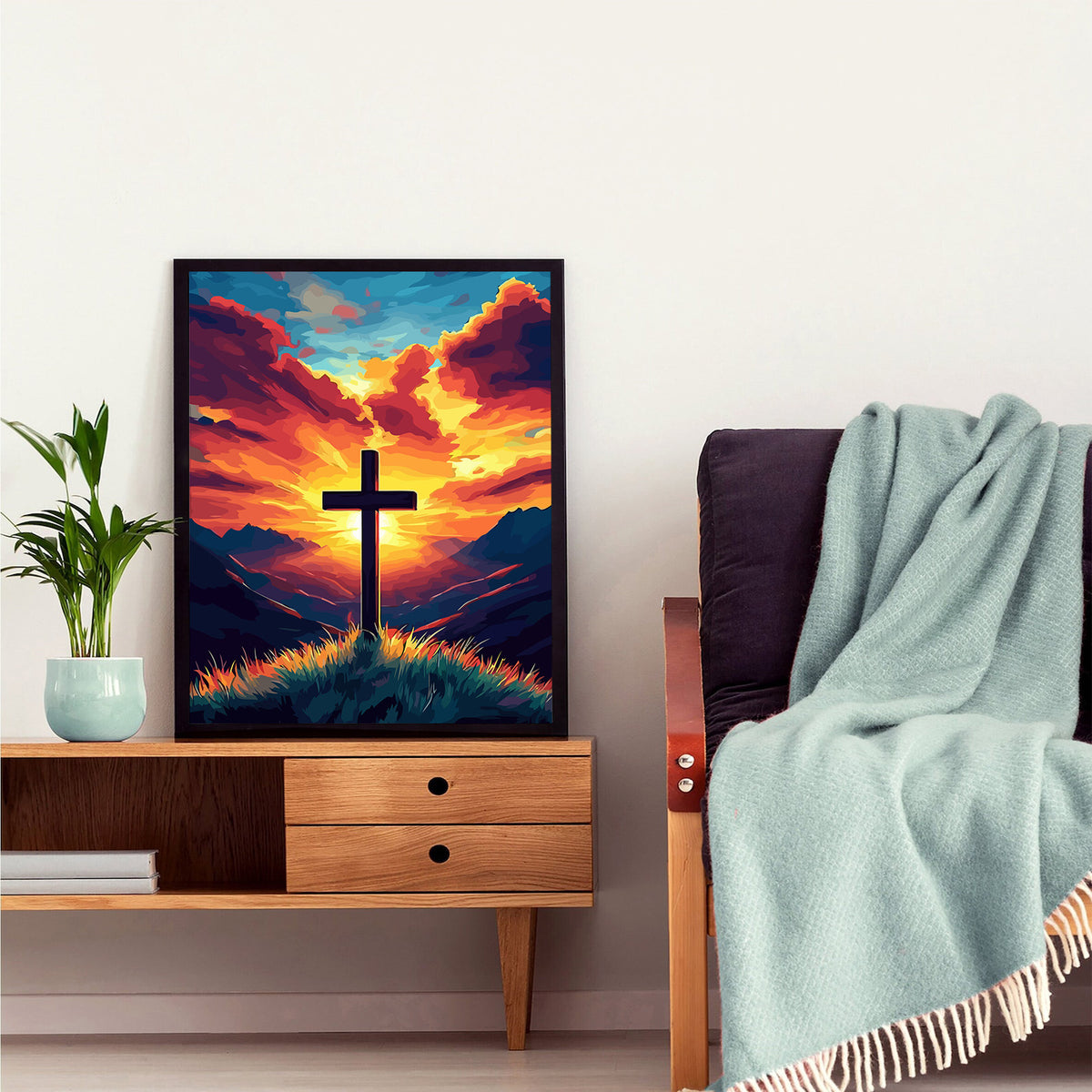 Pictura pe Numere – Cruce Crestina 6275