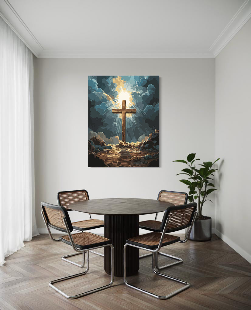 Pictura pe Numere – Cruce Crestina 6276