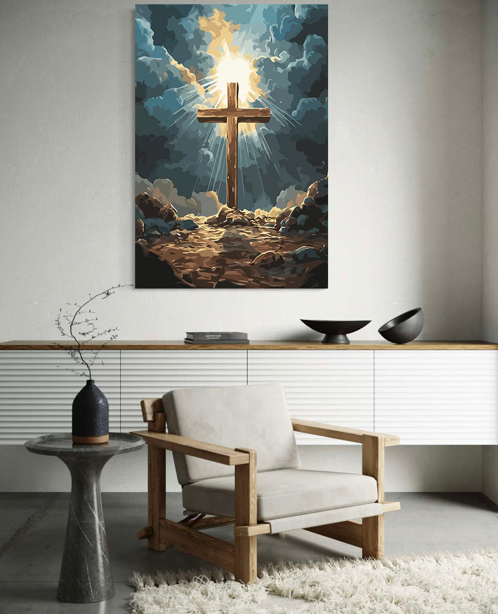 Pictura pe Numere – Cruce Crestina 6276