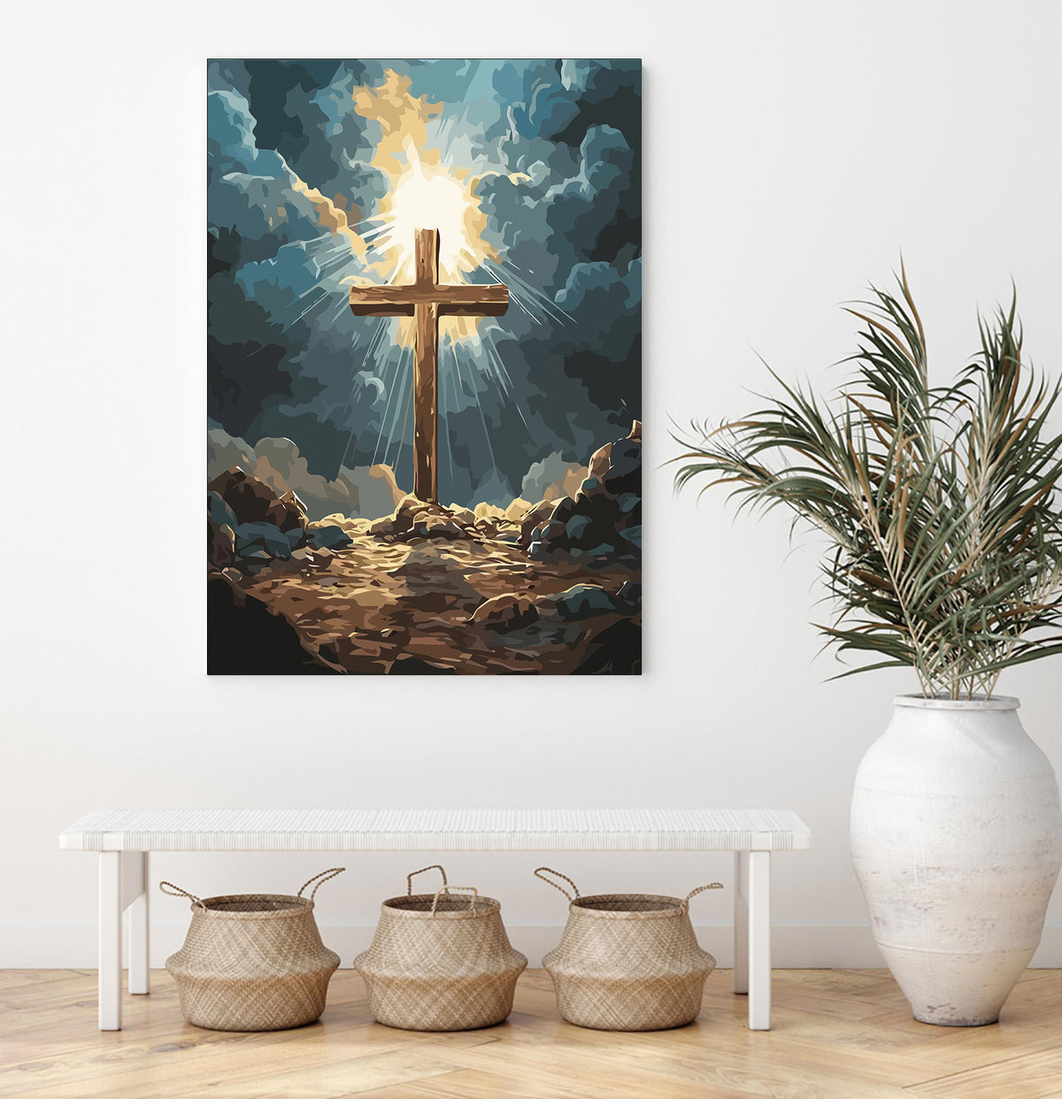 Pictura pe Numere – Cruce Crestina 6276